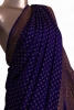 Pure Handloom Zari Butta Banarasi Crepe Silk Saree